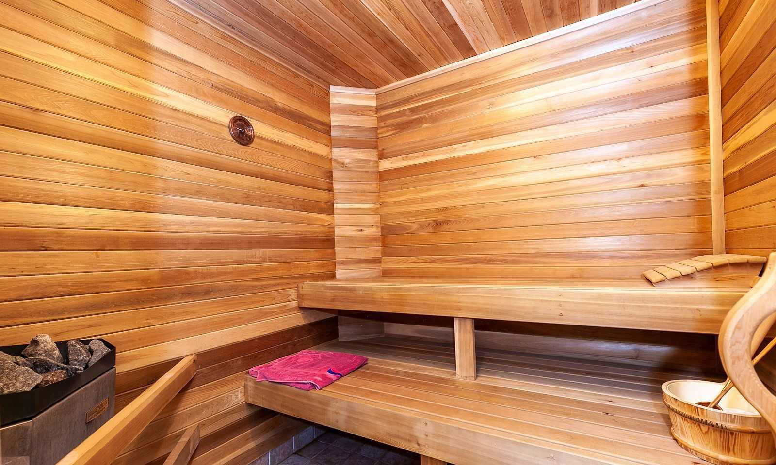 Sauna — Mariners Haven Condos, Collingwood, Toronto