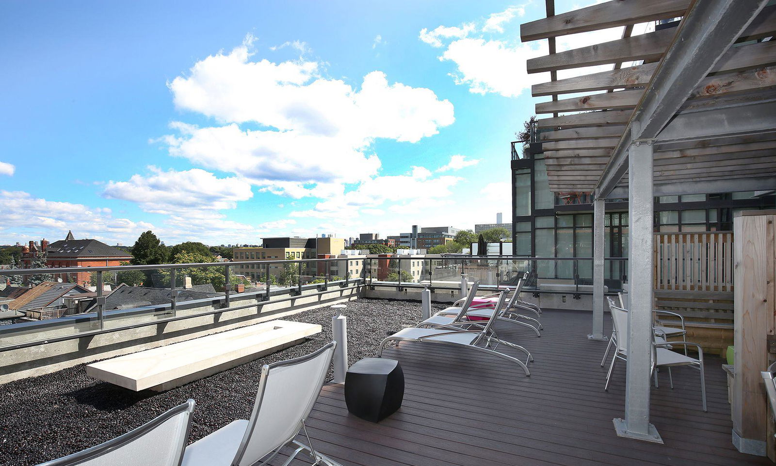 Rooftop Deck — Art Condos, West End, Toronto