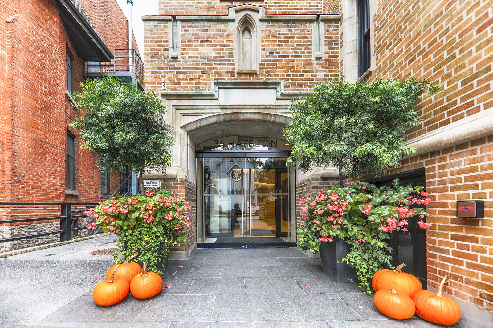 Entrance — 36 Hazelton, Downtown, Toronto