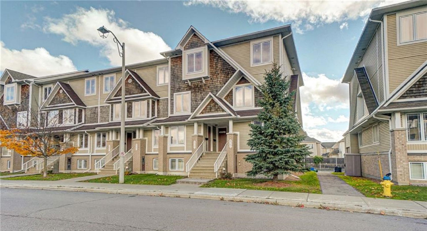 Exterior Side — Chapman Mills Terrace Homes, Ottawa, Toronto