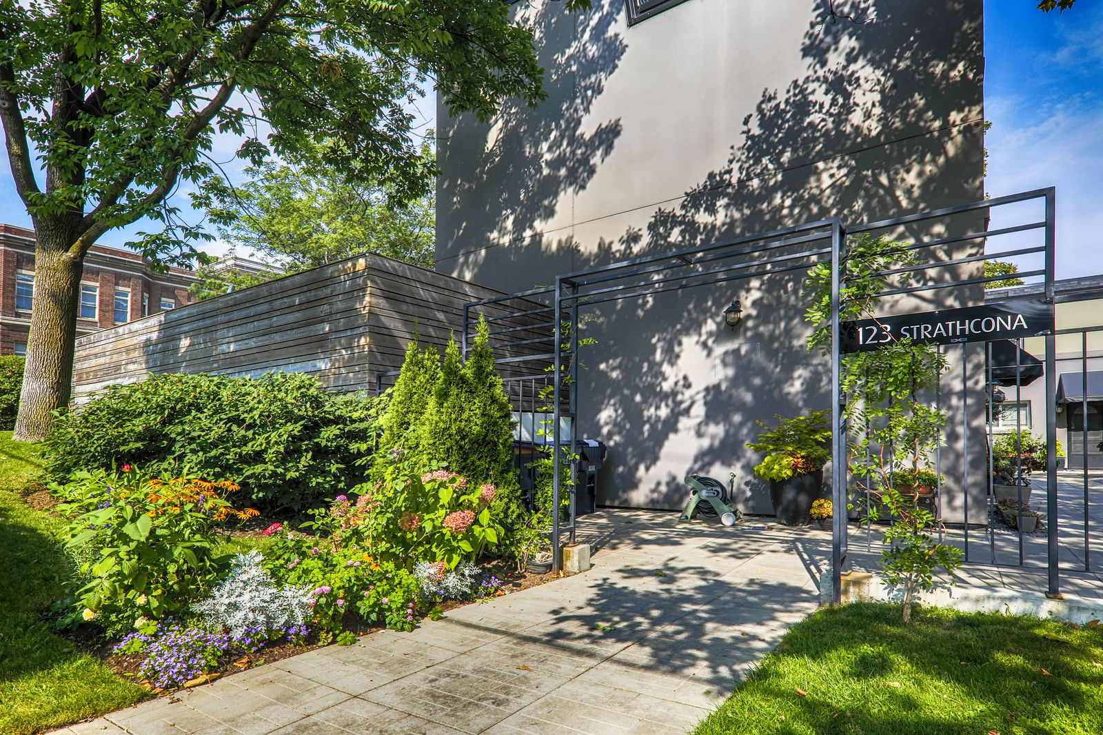 Gate Entrance — Strathcona Mews, East End, Toronto