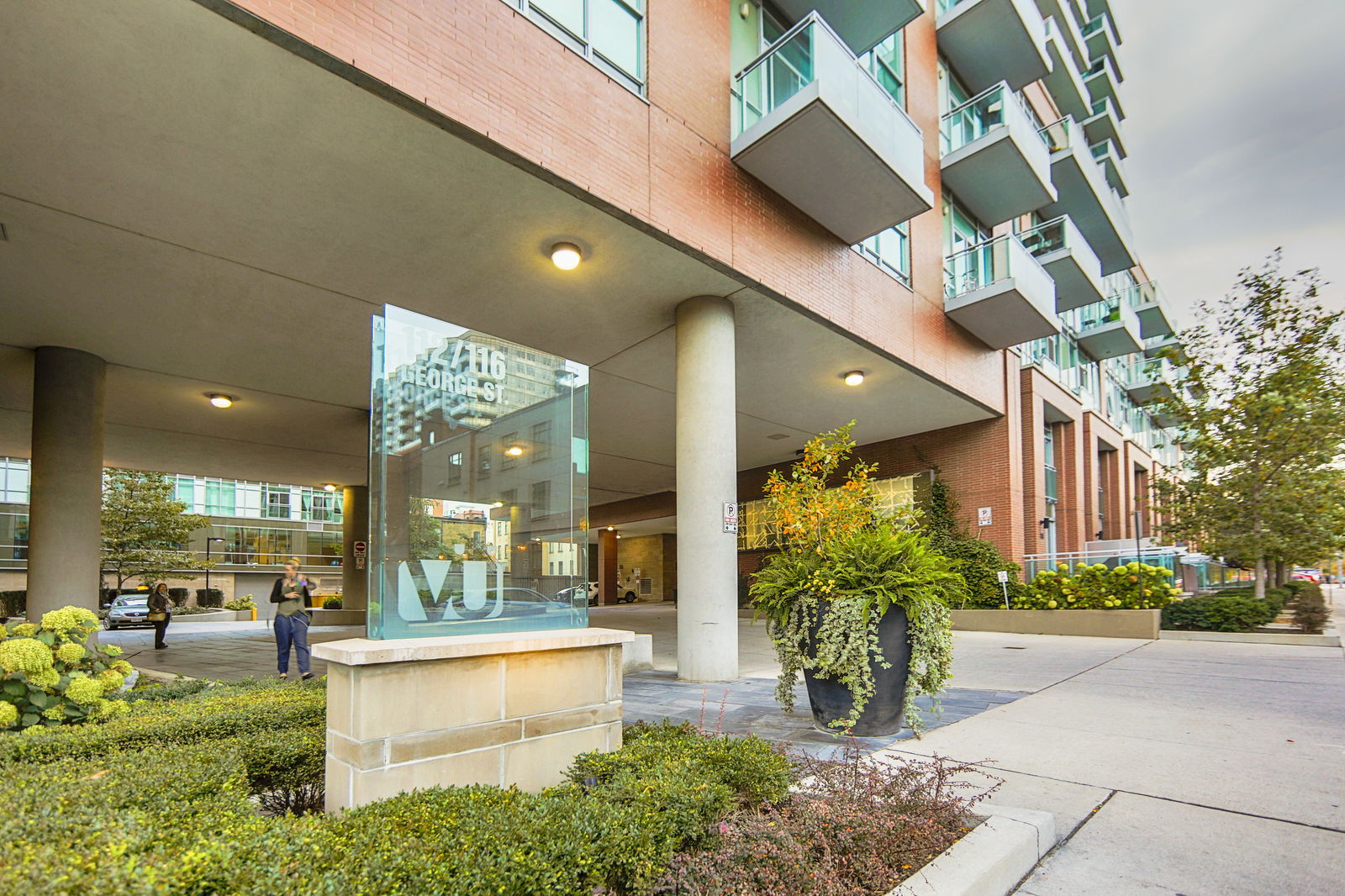 Building Entrance — Vu North Tower, Downtown, Toronto