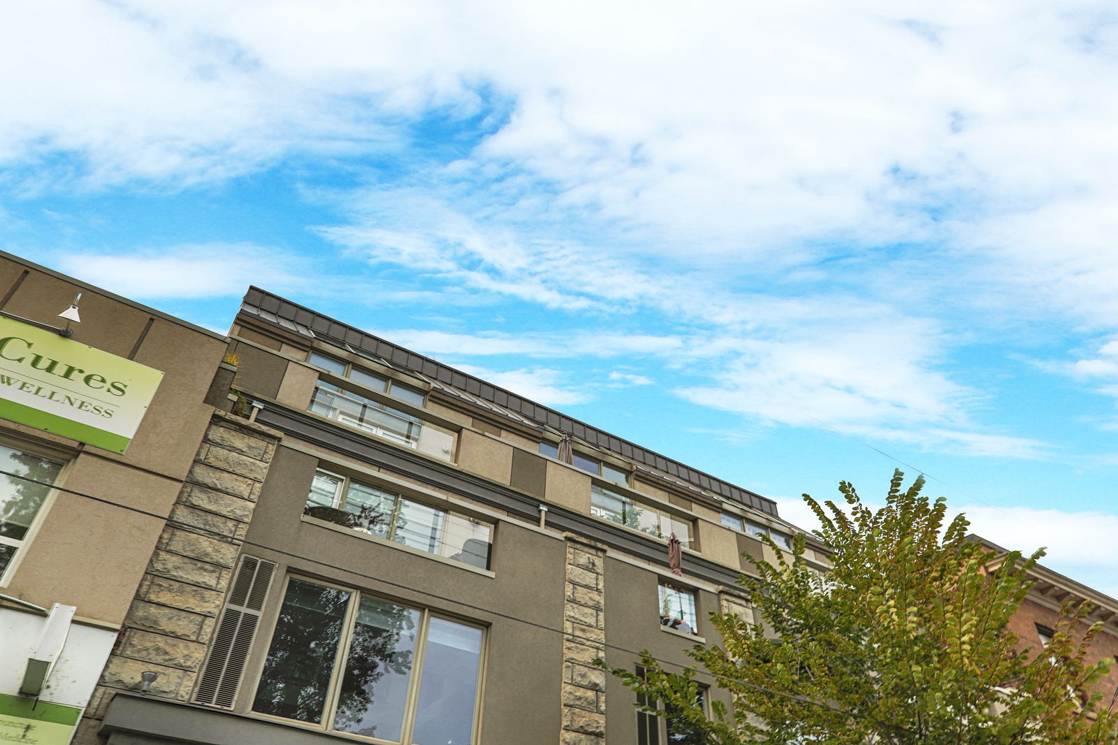 Exterior Sky — Green House Lofts, East End, Toronto