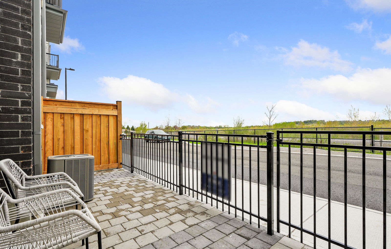 Patio — 160 Densmore Road, Hamilton East, Toronto