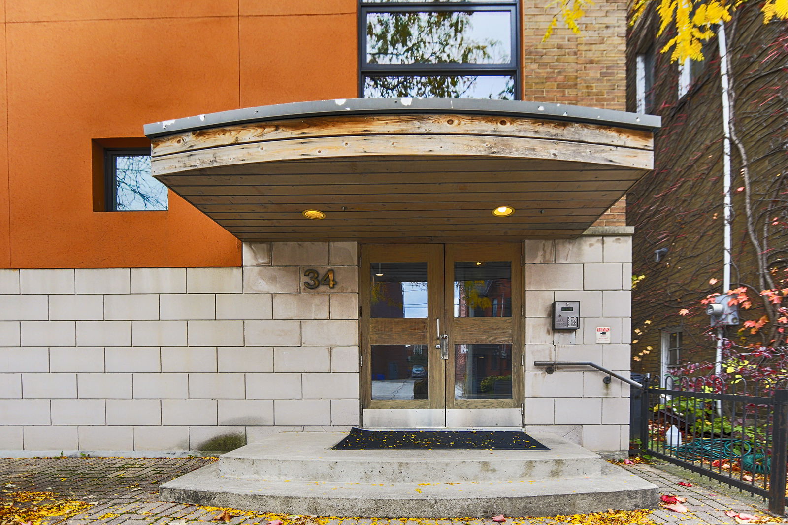 Entrance — Claremont Hall Lofts, West End, Toronto