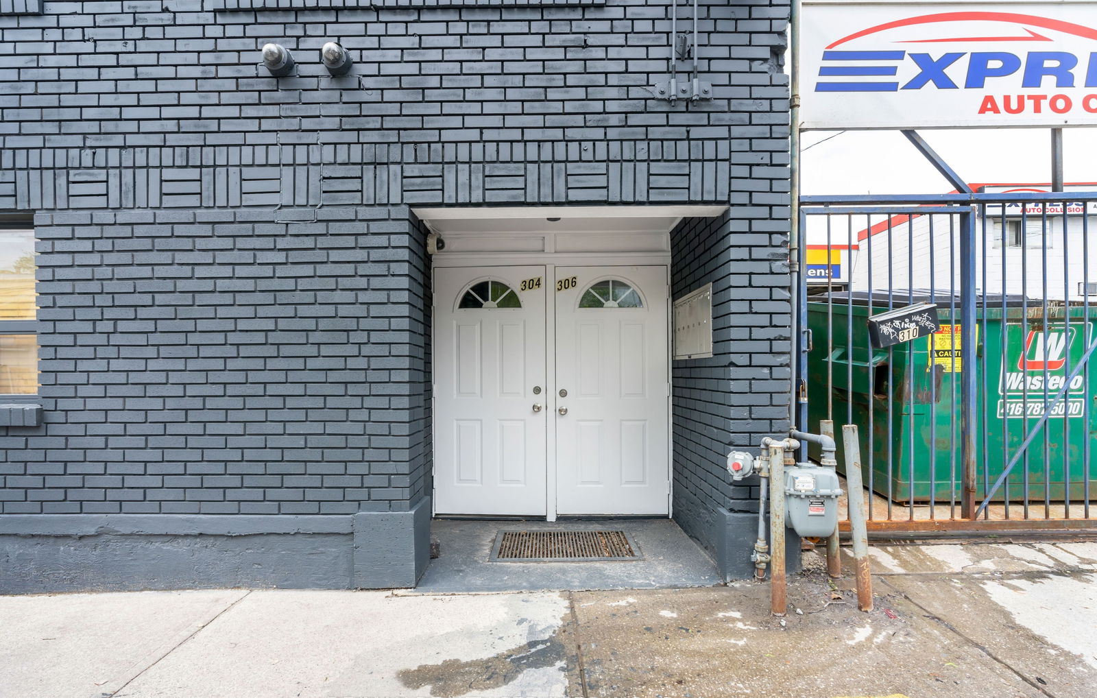 Entrance — 306 Greenwood Avenue, East End, Toronto