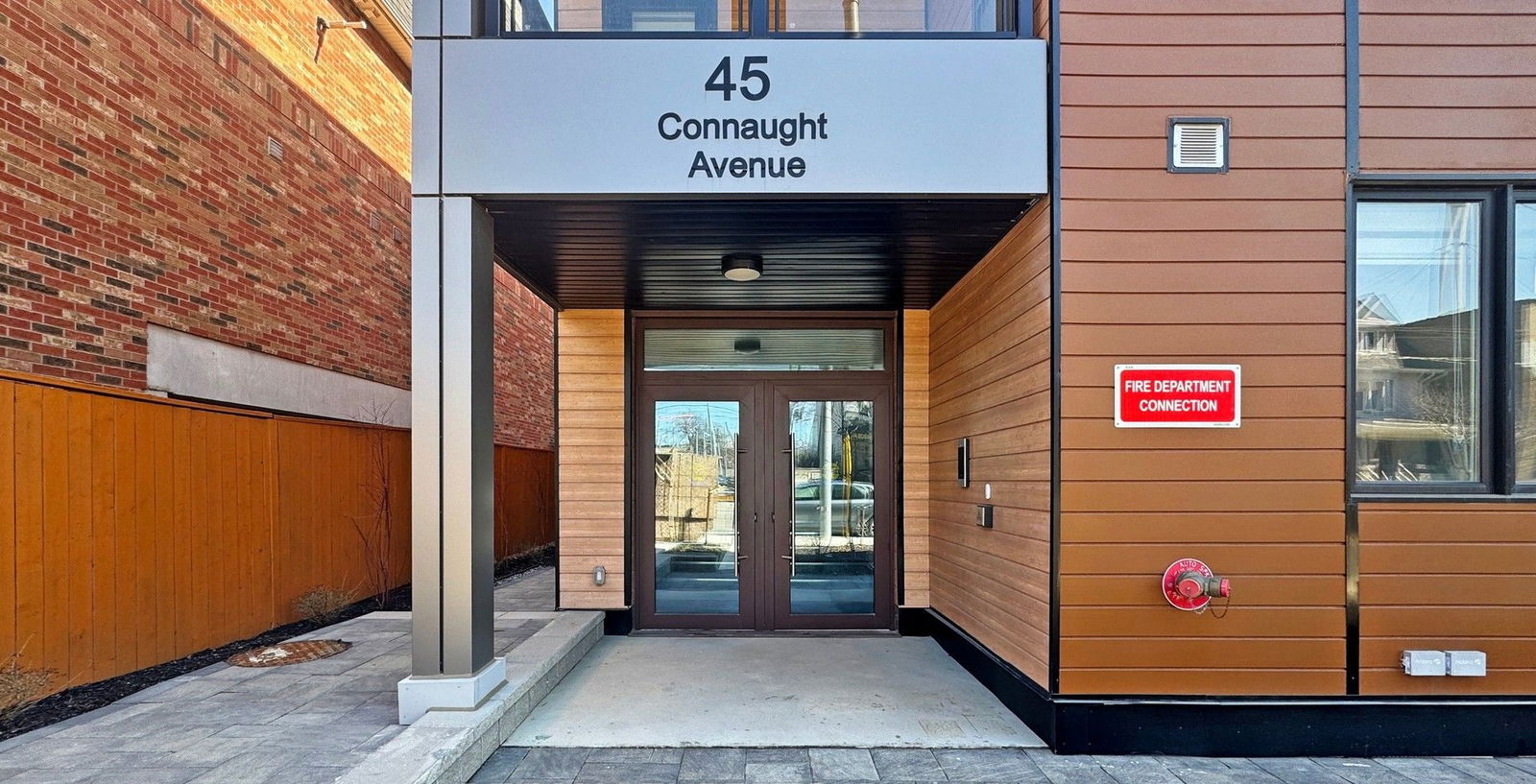 Entrance — Loft 45 Condos, East End, Toronto