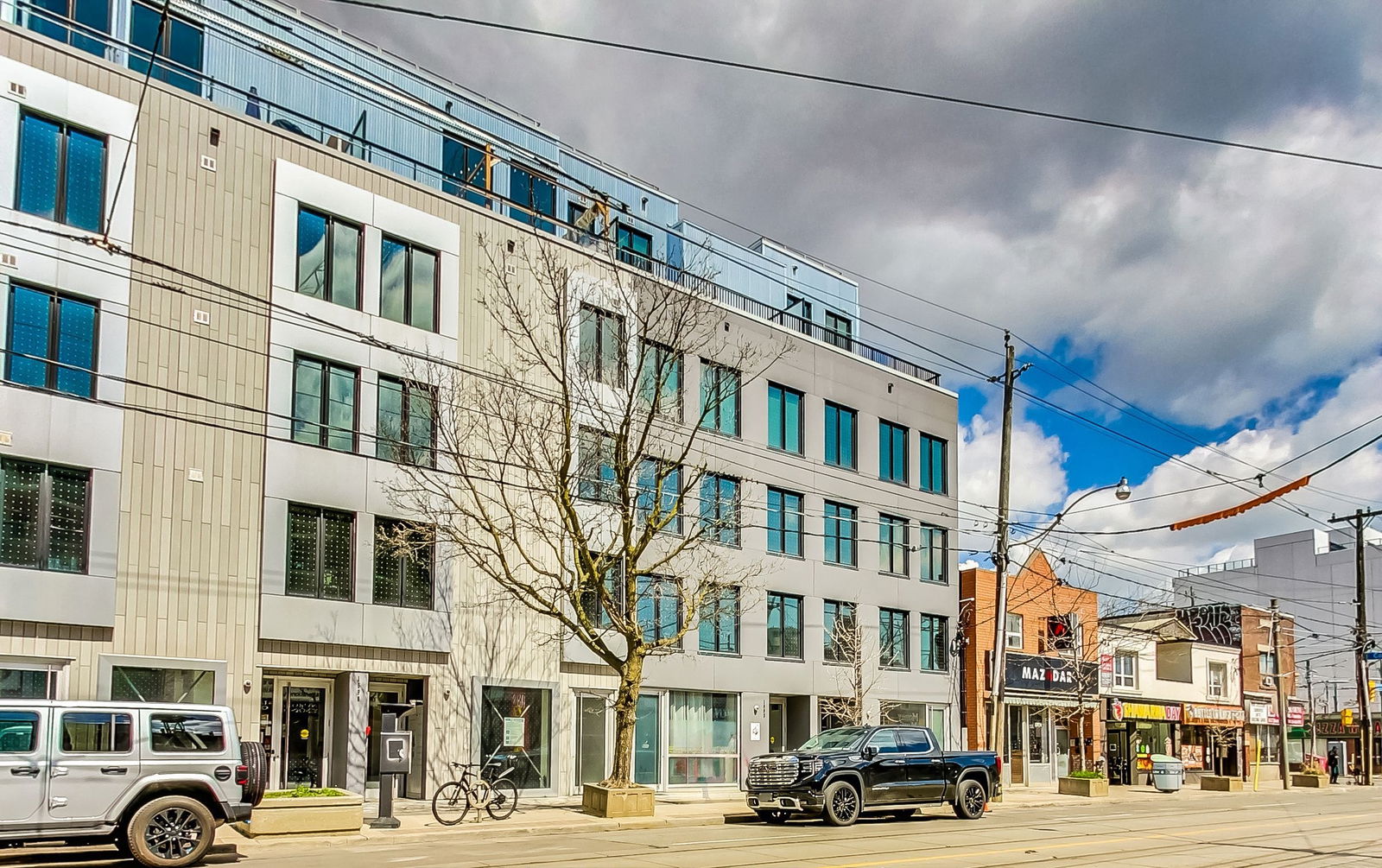 Exterior Side — 1602-1604 Queen Street East, East End, Toronto