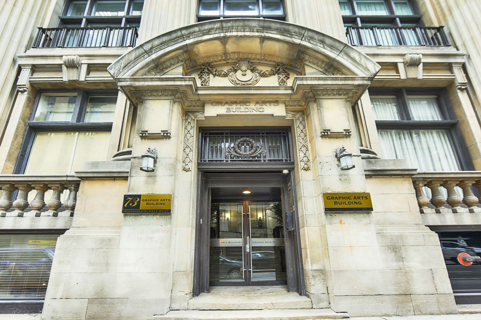 Entrance — Graphic Arts Building, Downtown, Toronto