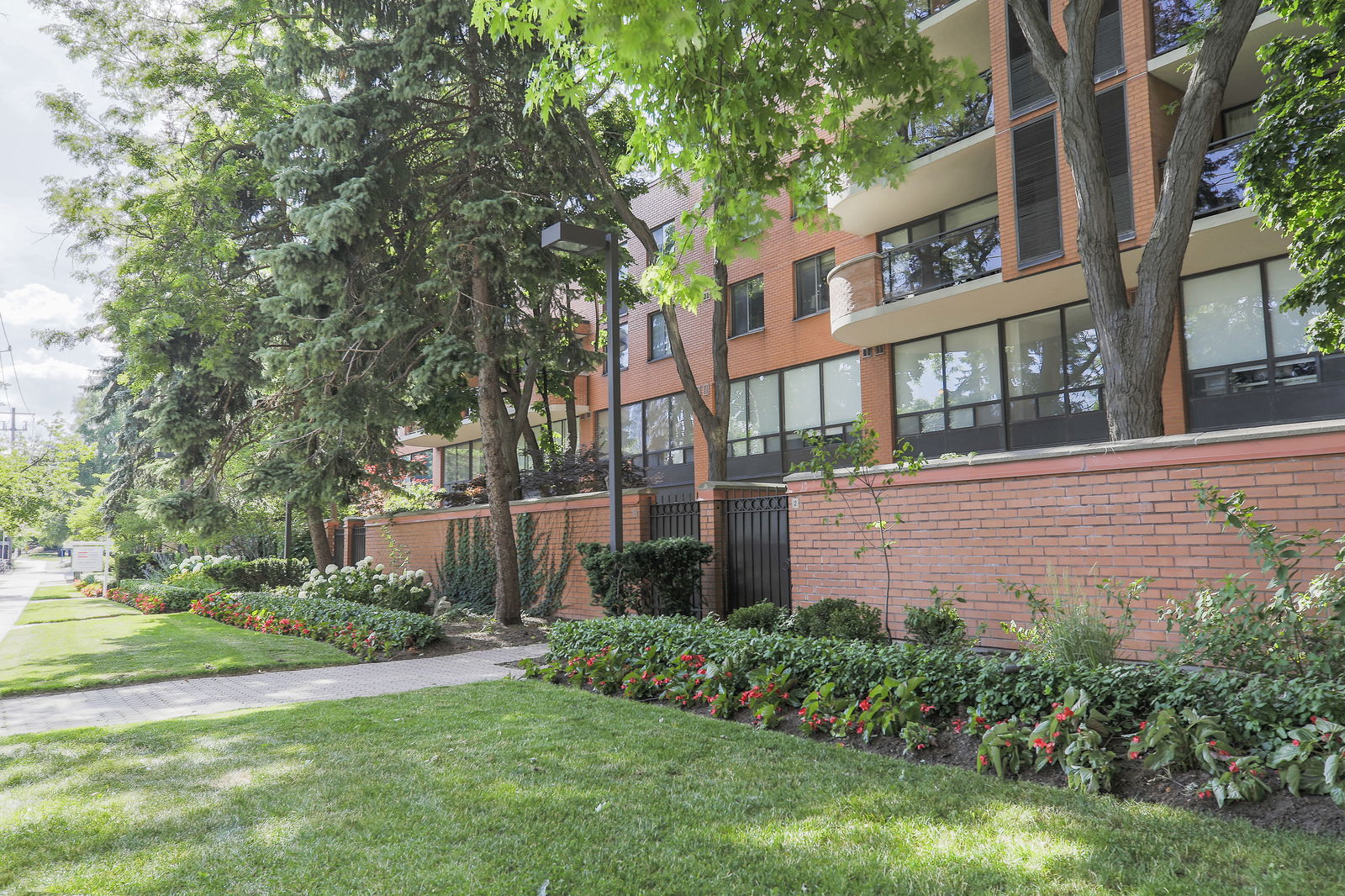 Gate Entrance — Village Terraces, Midtown, Toronto