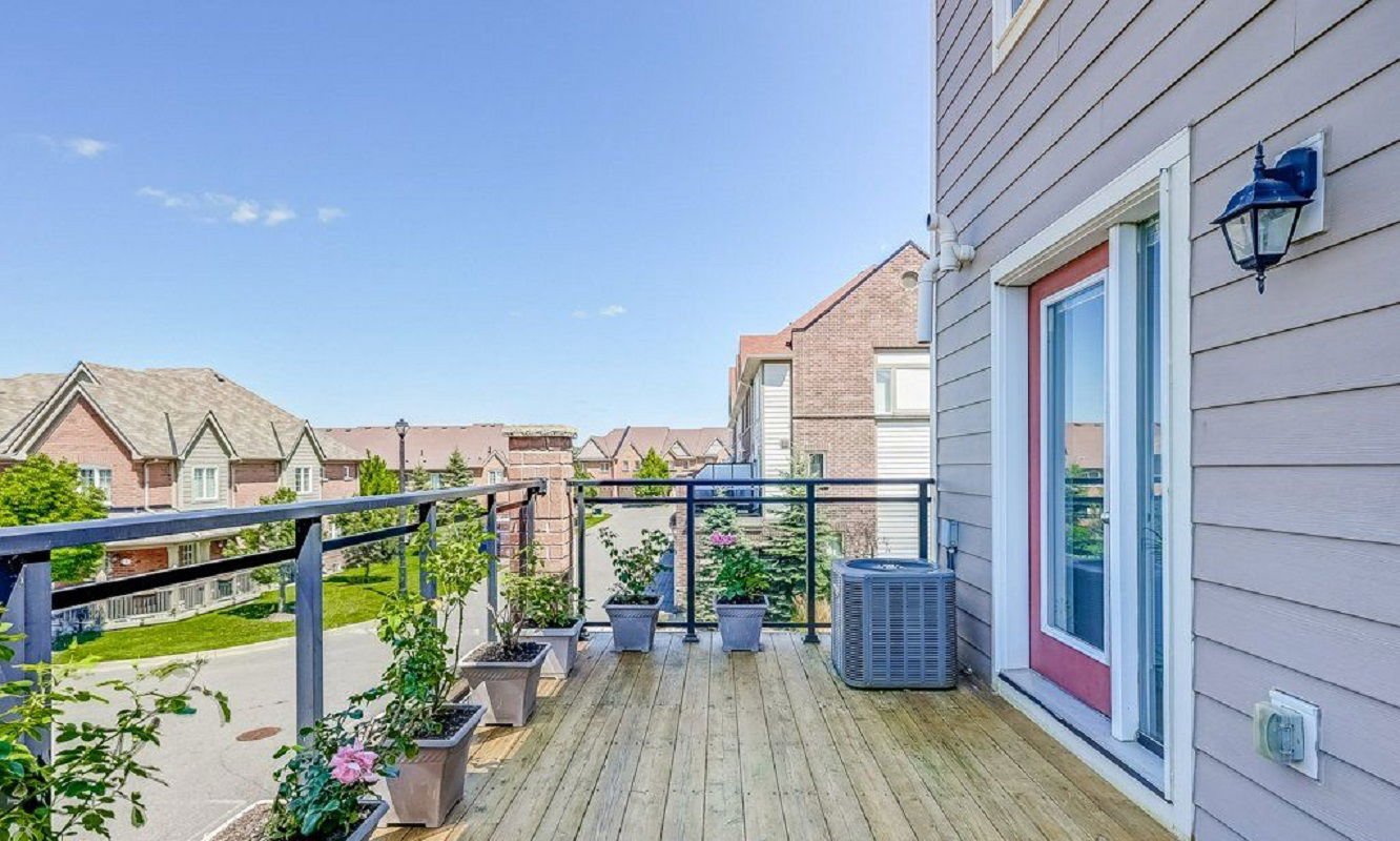 Patio — 81 Burton Howard Townhouses, Aurora, Toronto