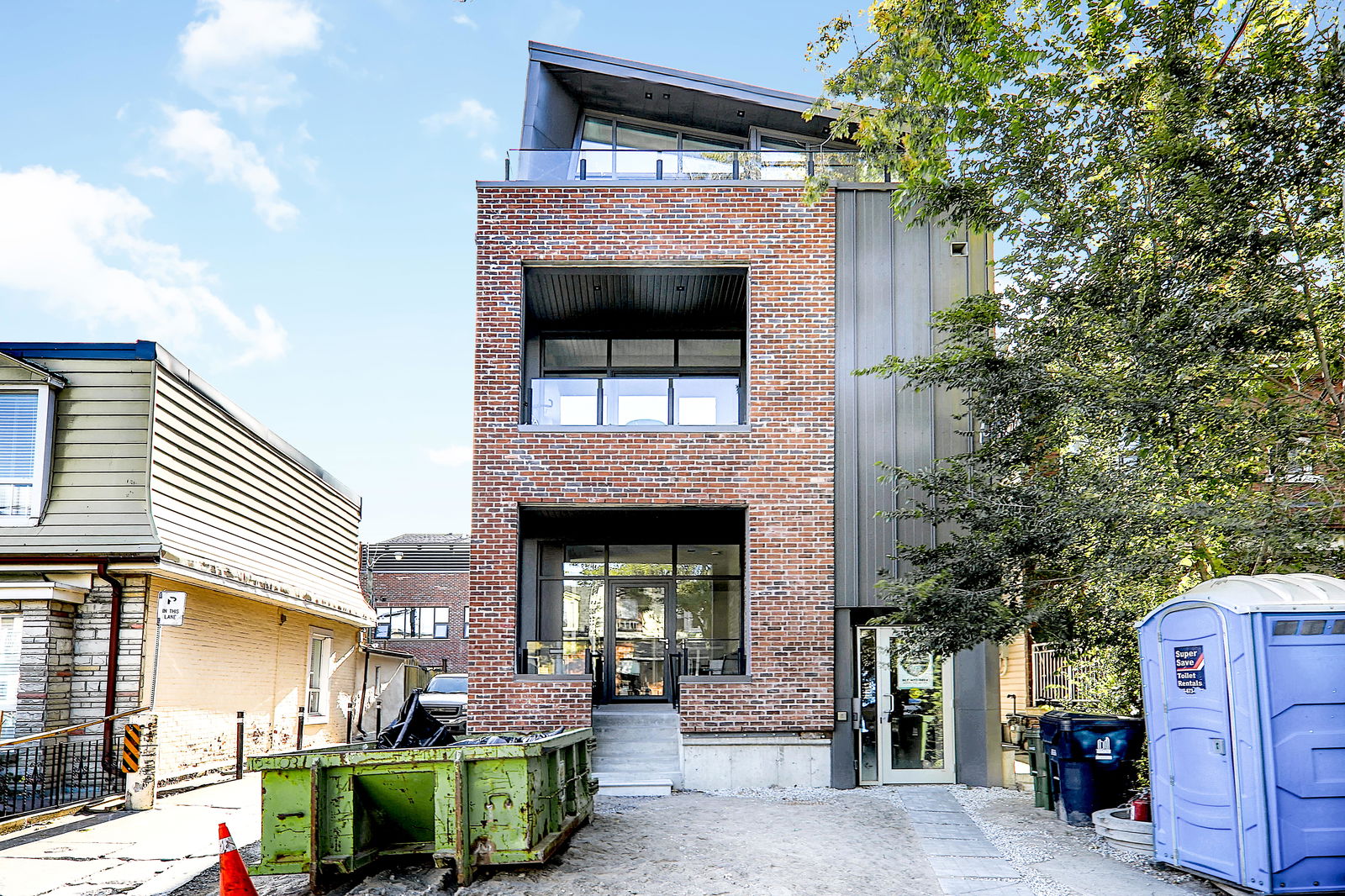 Exterior Facade — Lanehouse on Bartlett, West End, Toronto