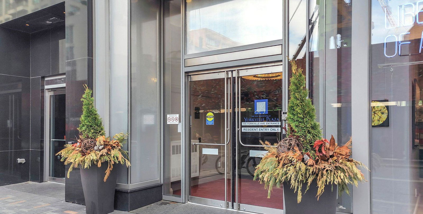 Entrance — Residences of Yorkville Plaza, Downtown, Toronto