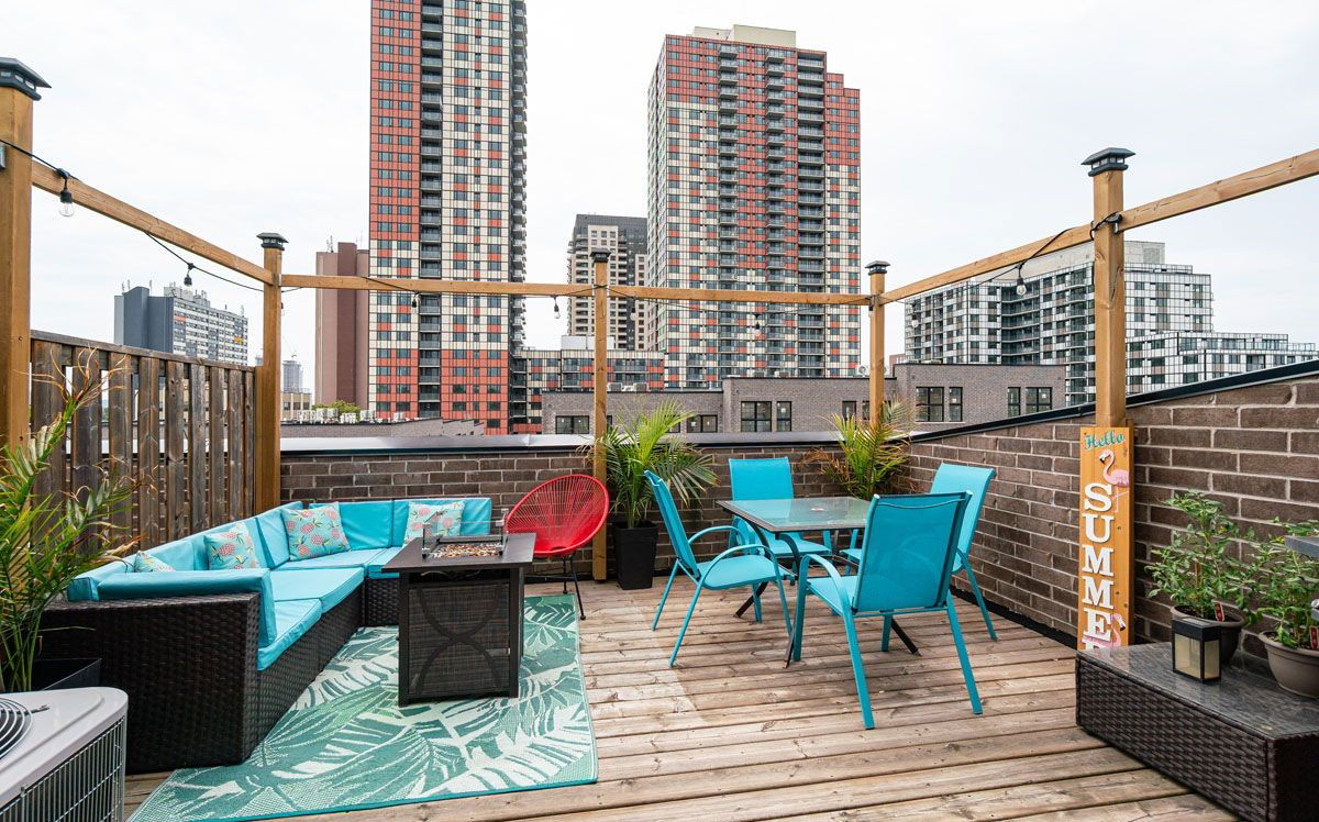 Rooftop Deck — 216 Brandon Avenue, West End, Toronto