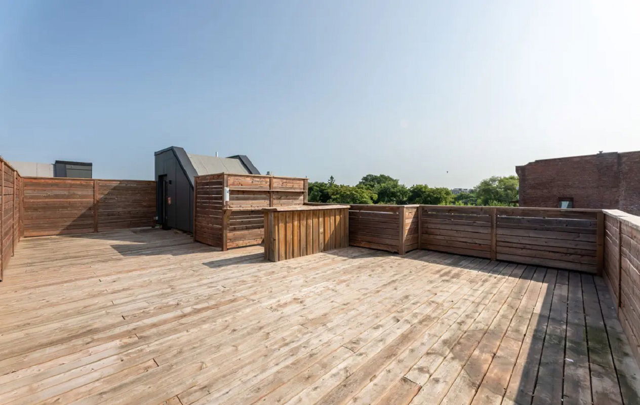 Rooftop Deck — 778 Queen Street East, East End, Toronto