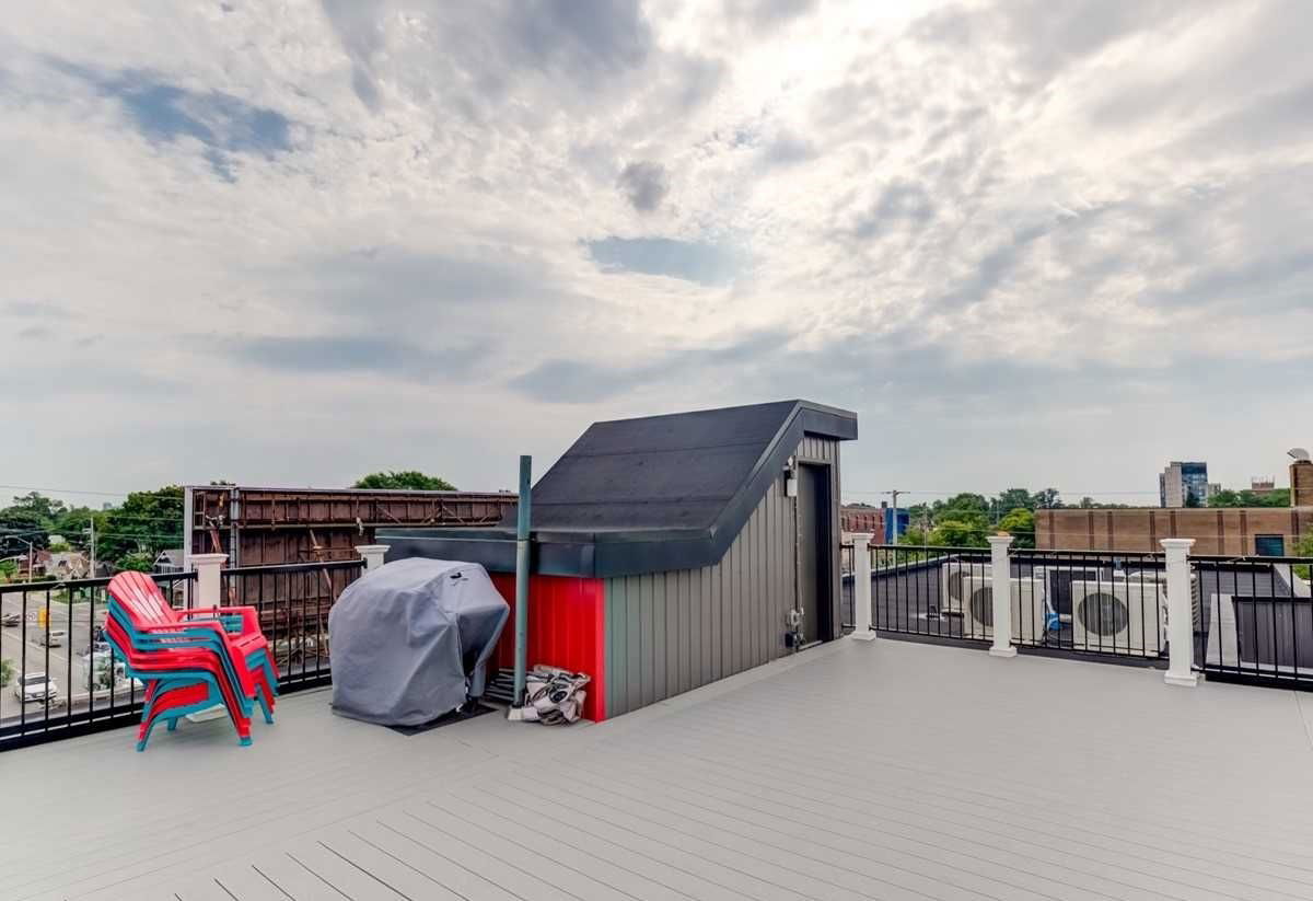 Rooftop Deck — 298 O'Connor Drive, East York, Toronto