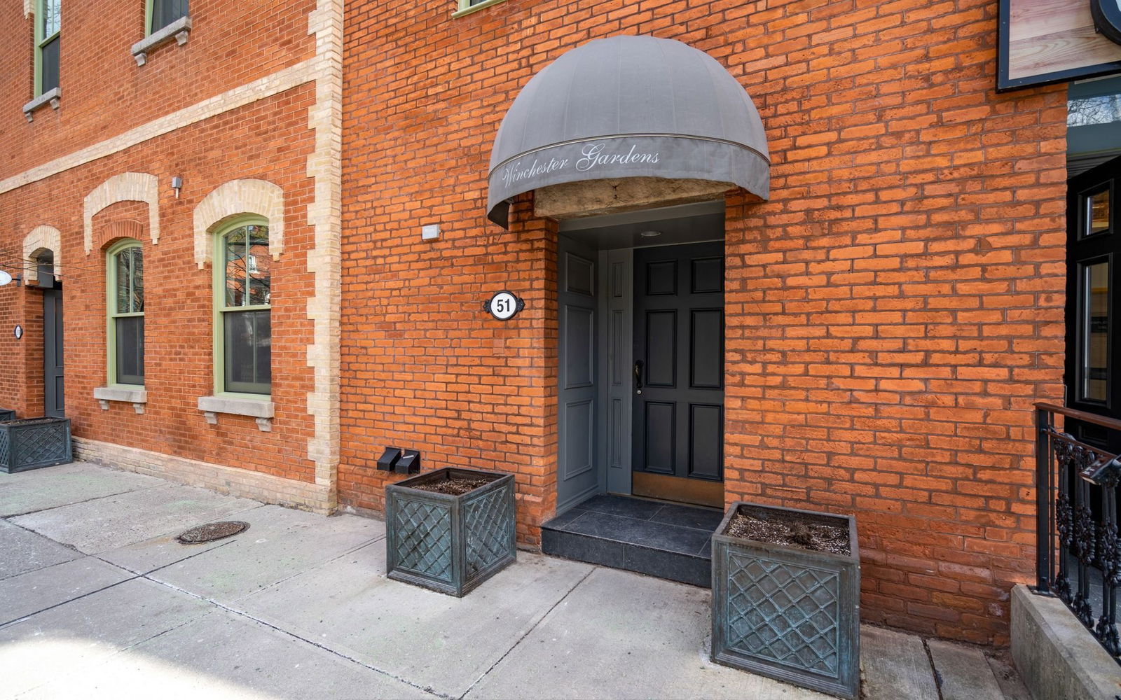 Entrance — Winchester Gardens, Downtown, Toronto