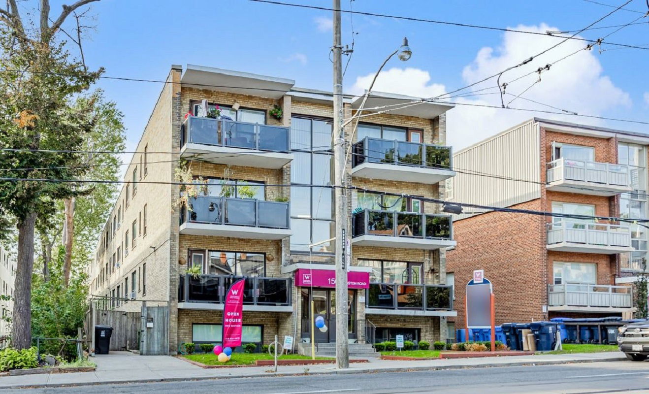 Exterior Side — 156 Kingston Road, East End, Toronto