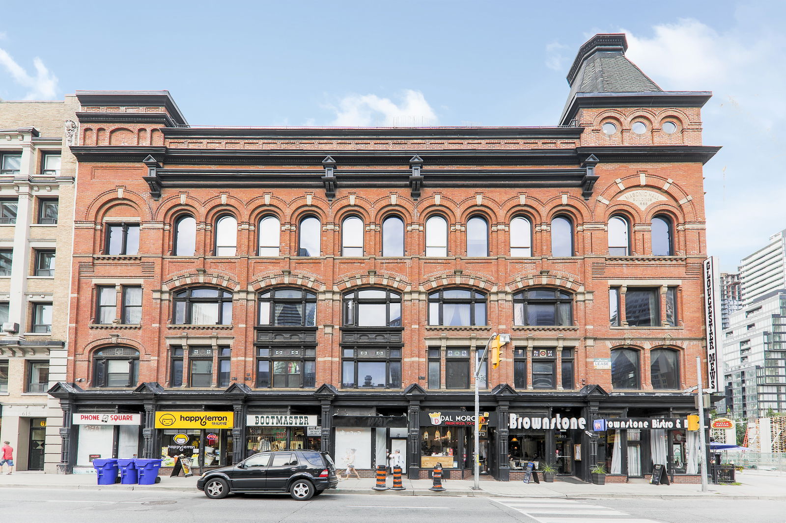 Exterior Facade — Masonic Hall Lofts, Downtown, Toronto