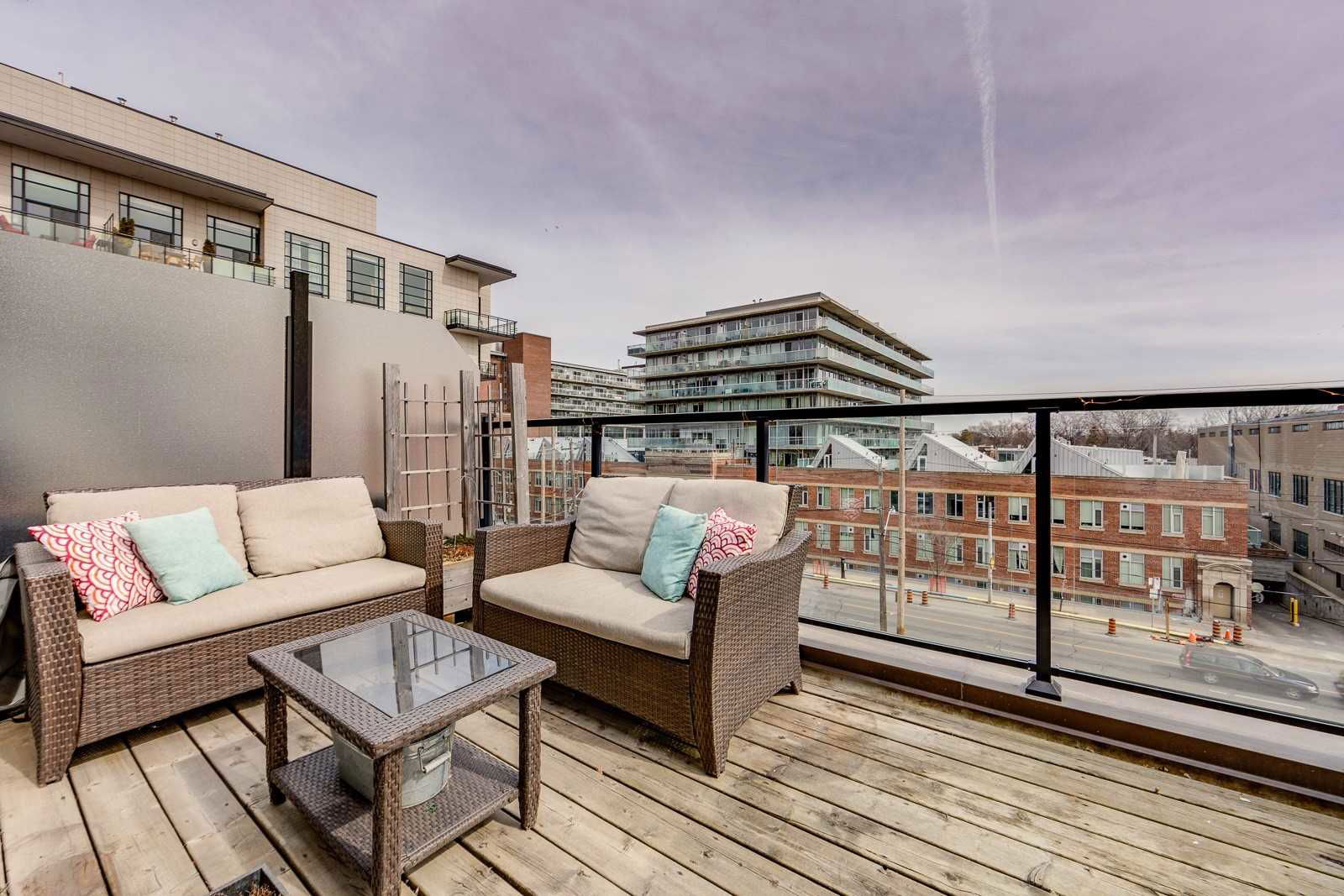 Rooftop Deck — 65 Colgate Avenue, East End, Toronto