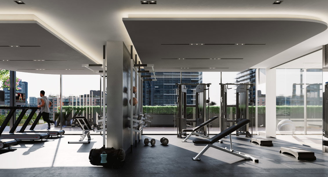 250 King St E, Allure Condos, Gym