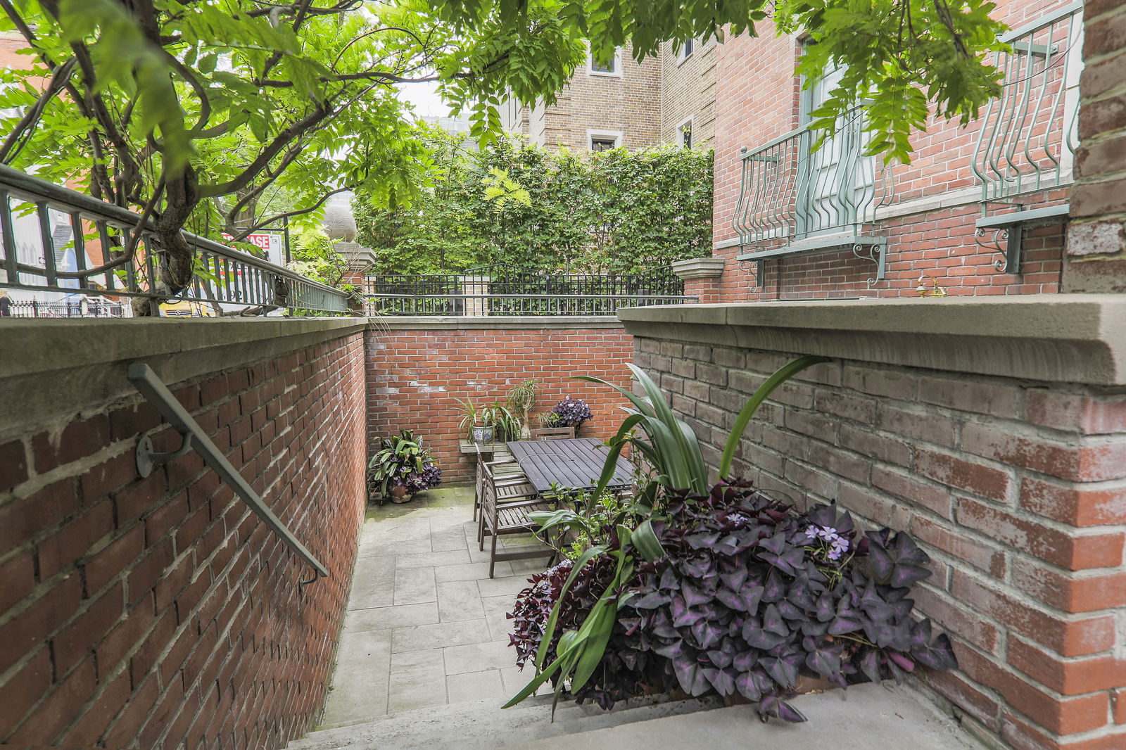 Backyard — 40 Hazelton Condos, Downtown, Toronto