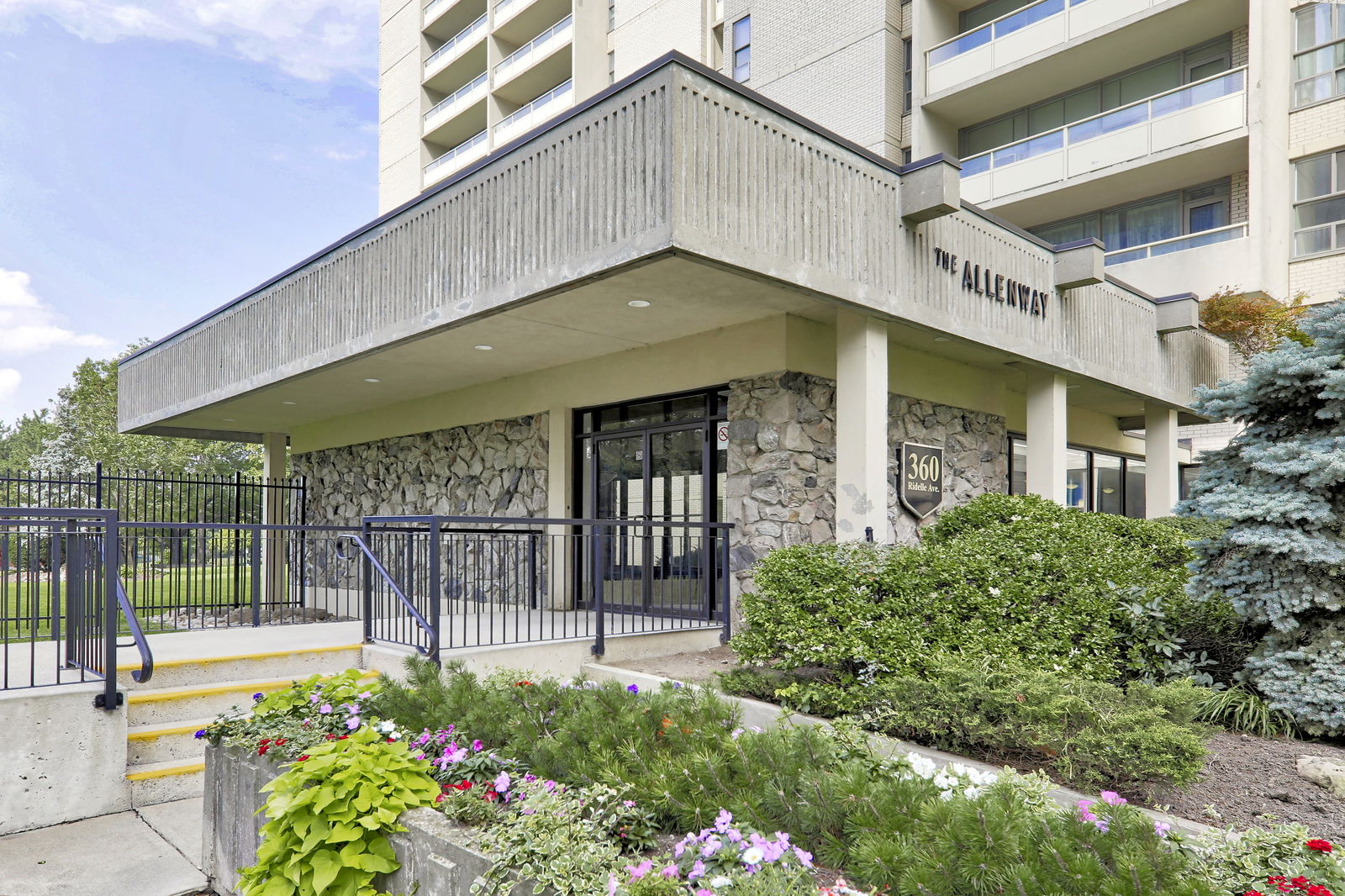 Entrance — The Allenway, York Crosstown, Toronto