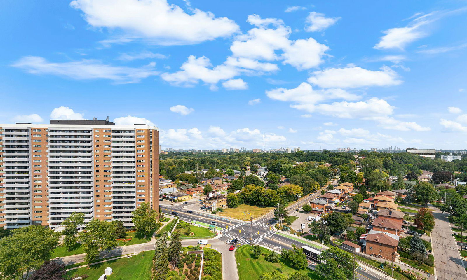 Skyline — Lambton Square, York Crosstown, Toronto