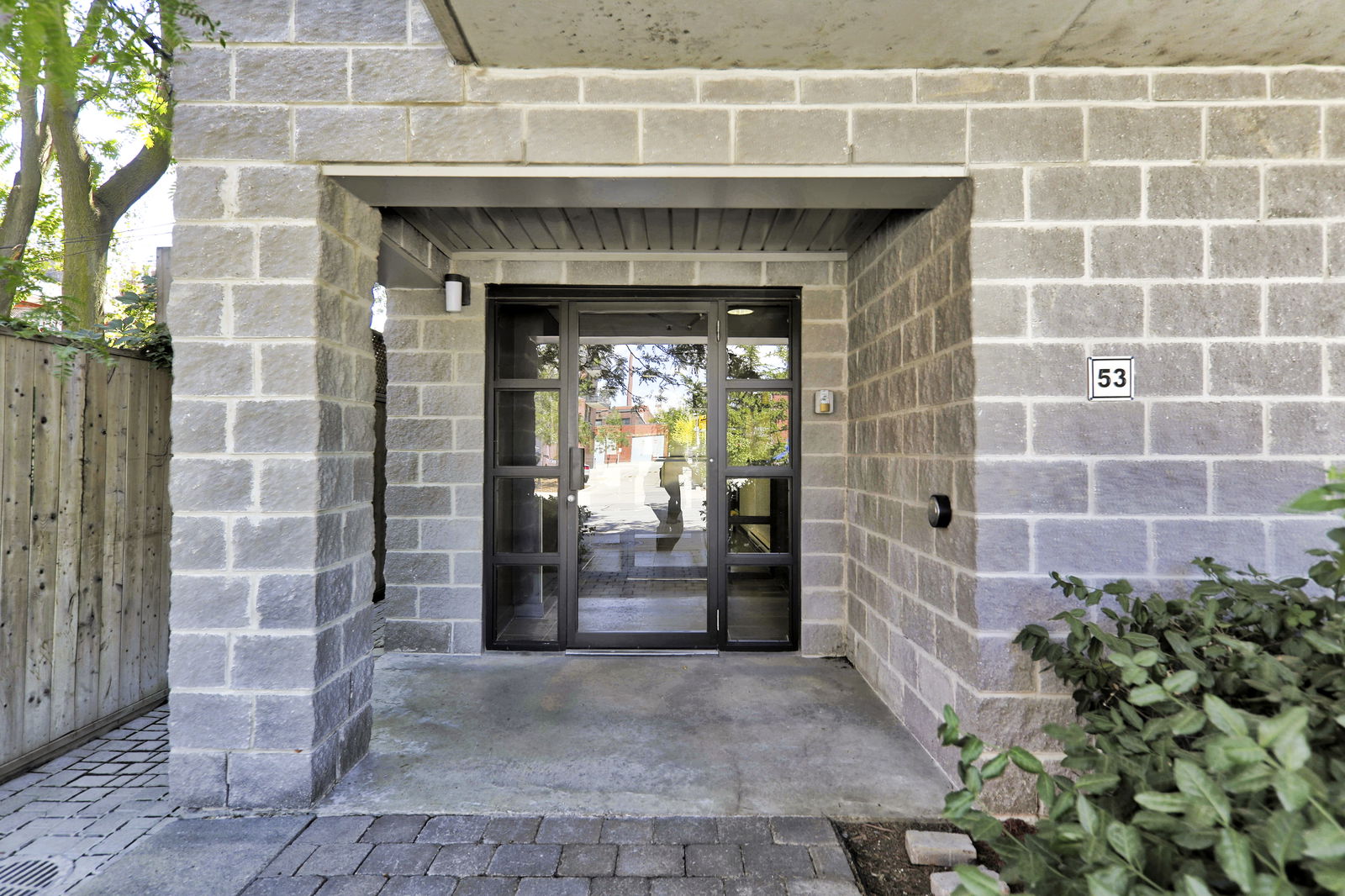 Entrance — Abode Lofts, East End, Toronto