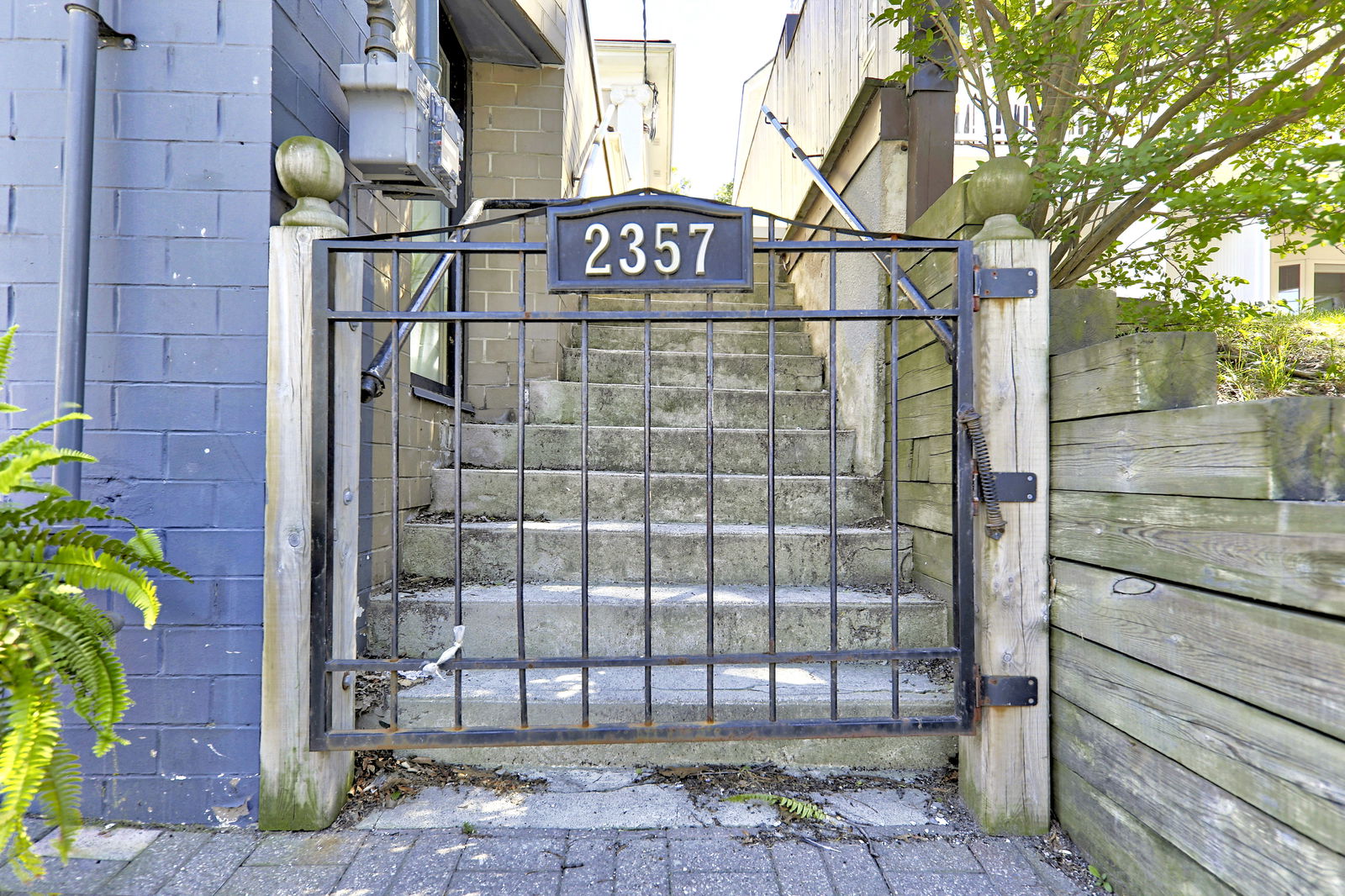 Gate Entrance — 2357 Queen Condos, East End, Toronto