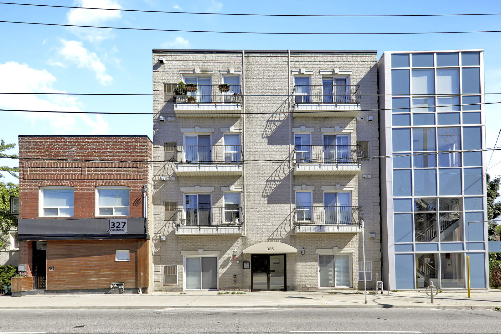 Exterior Facade — 325 Kingston Road Condos, East End, Toronto