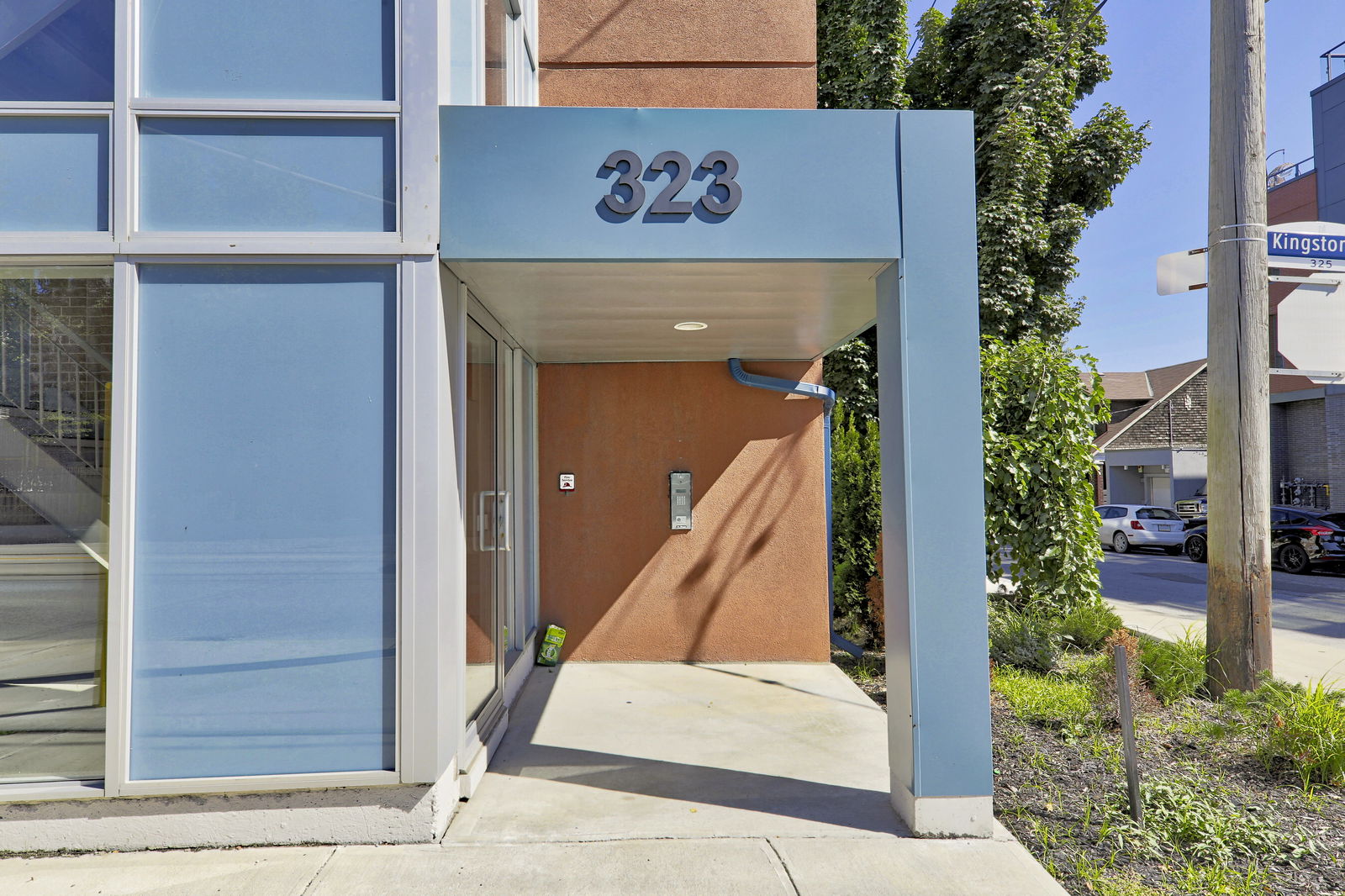 Entrance — Cornerstone Terrace Boutique Lofts, East End, Toronto