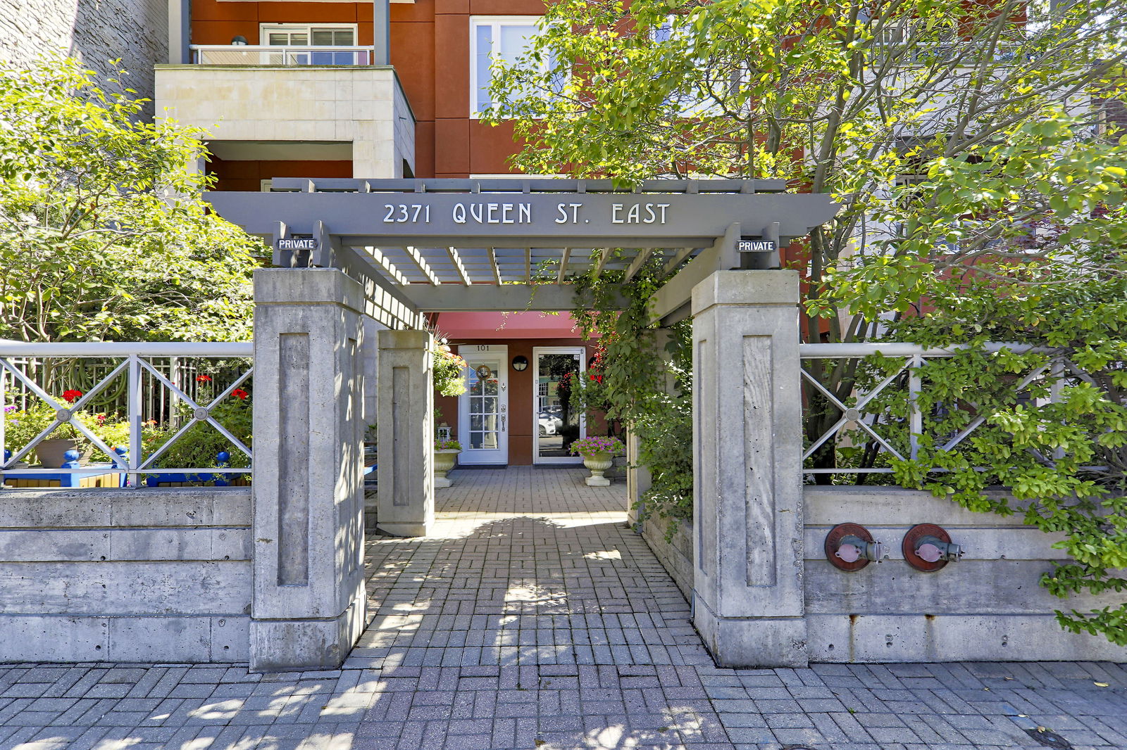 Entrance — South Beach, East End, Toronto