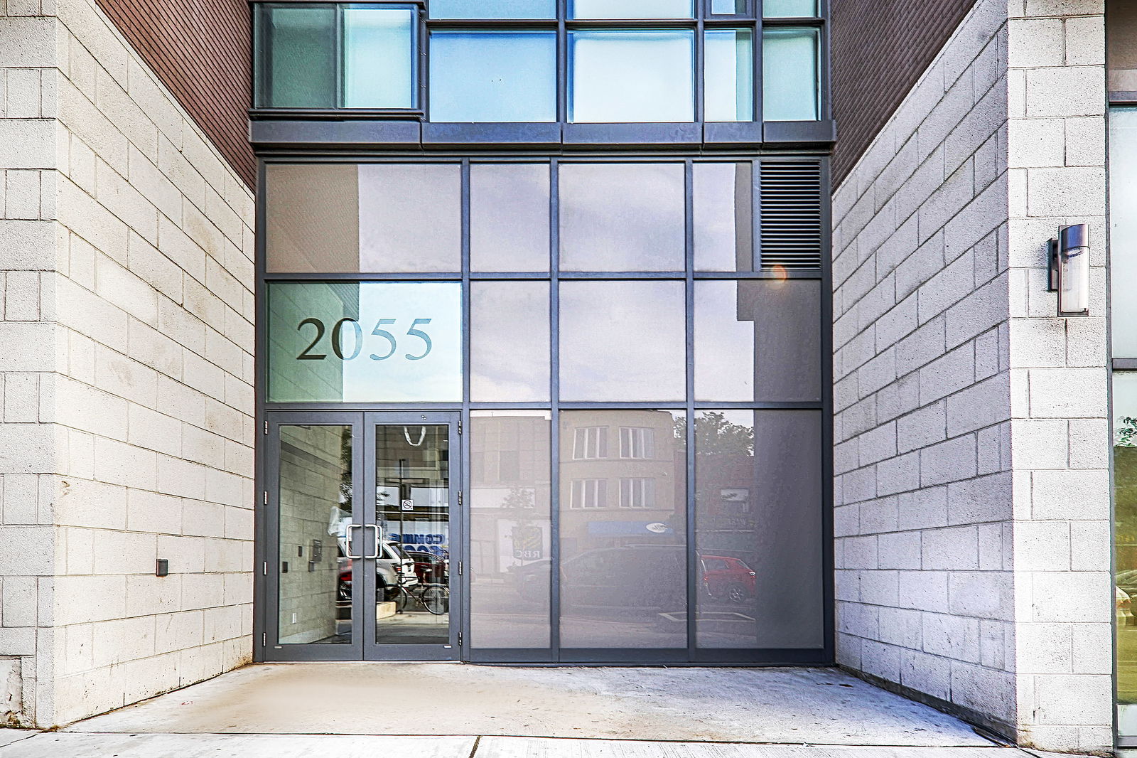 Entrance — Carmelina Condos, East End, Toronto