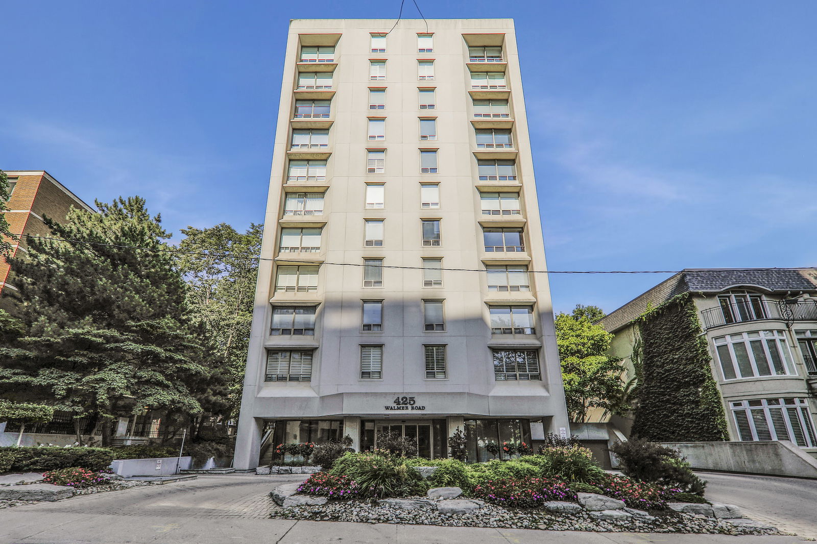 Exterior Facade — 425 Walmer Road Condos, Midtown, Toronto