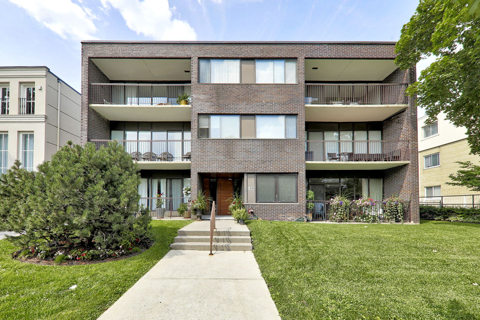 Exterior Facade — 166 Sherwood Avenue Condos, Midtown, Toronto